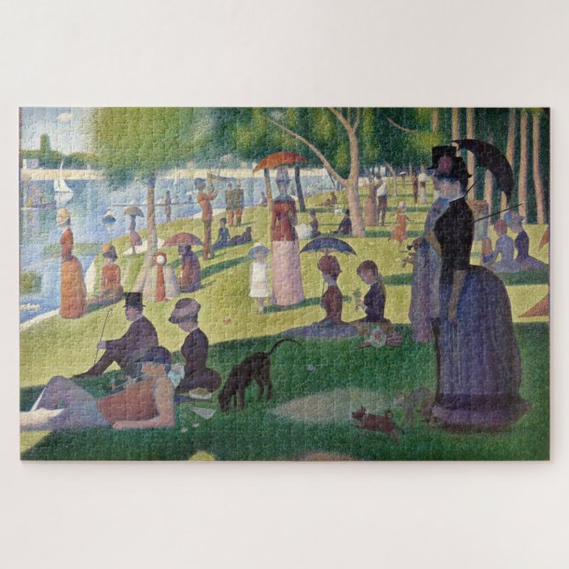 Puzzle Domingo por la tarde Seurat Neo Impresionista Pint (Horizontal)