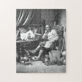 Puzzle Don Quijote en su estudio