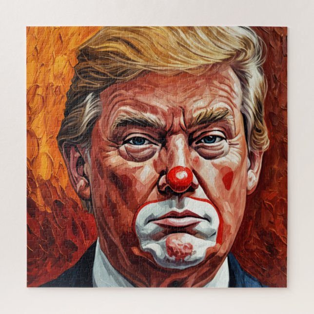 Puzzle donald trump clown  (Vertical)