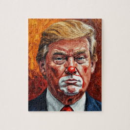 Puzzle donald trump clown funny