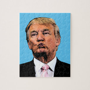 PUZZLE DONALD TRUMP KISS JIGSAL
