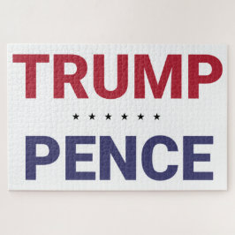 Puzzle Donald Trump y Mike Pence (elecciones de 2020 en E