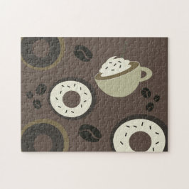 Puzzle Donas de Granos de Café Barista Dulce