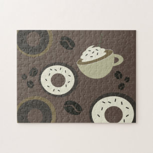 Puzzle Donas de Granos de Café Barista Dulce