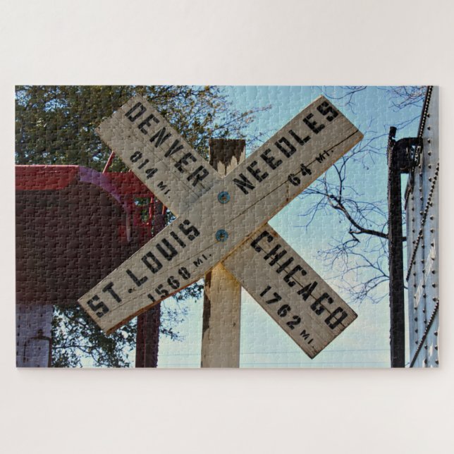 Puzzle Donde conducen las vías (Horizontal)