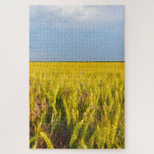 Puzzle Donde el trigo baila con el viento - Naturaleza sa
