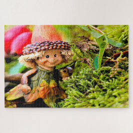 Puzzle Donde Leprechauns o donde viven los pequeños.