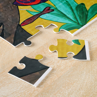 Puzzle Donde Nadan los Pensamientos | Arte de Mujer Negra