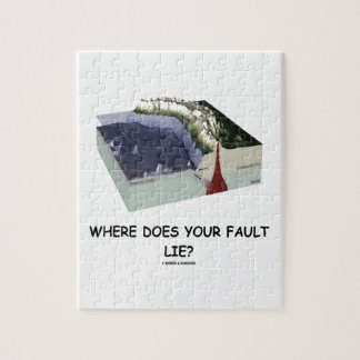 Puzzle ¿Dónde su falta miente? Humor de la geología