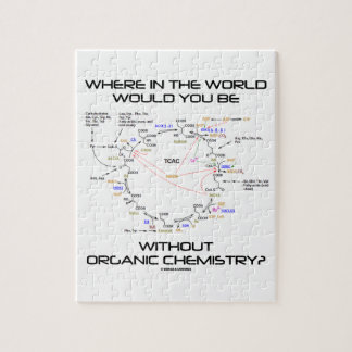Puzzle ¿Dónde usted sería química orgánica?