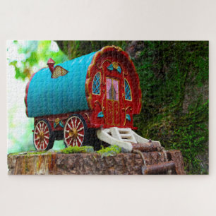 Puzzle Donde viven los duendes o donde vive la gente pequ