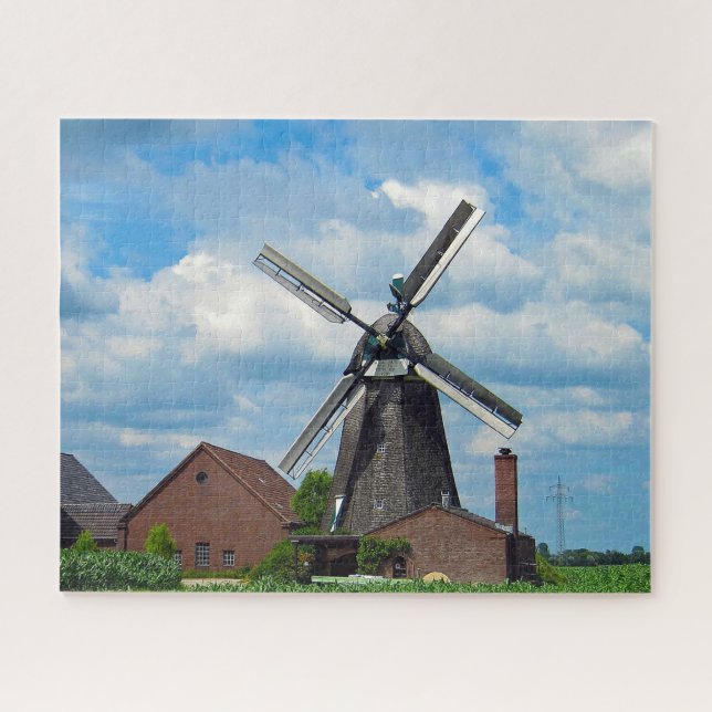 Puzzle Donsbrüggen Alemania Molino de viento. (Horizontal)