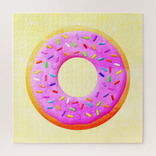 Puzzle Donut con dibujo de rociadores