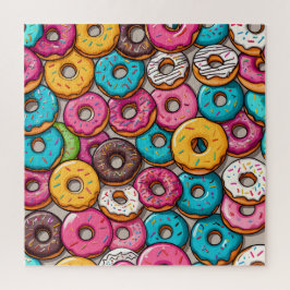 Puzzle Donuts coloridos