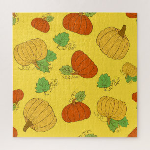 Puzzle Doodle de calabaza: Mano sin soldadura