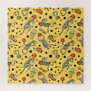 Puzzle Doodles de Courtside: Fantasia de baloncesto de ce