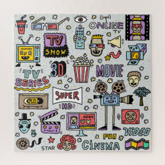 Puzzle Doodles de la serie de televisión: Divertido conju