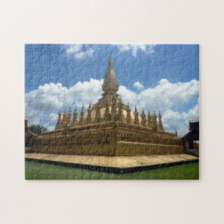 Puzzle dorada stupa laos