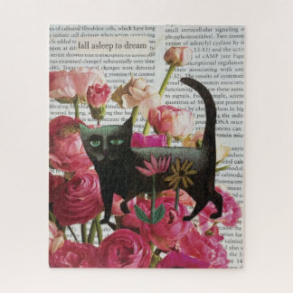Puzzle Dormir para soñar con flores rosadas calientes de