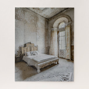 Puzzle Dormitorio Chateau Francés Abandonado