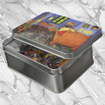 Puzzle Dormitorio de Vincent van Gogh en Arles<br><div class="desc">Vincent's Bedroom in Arles de Vincent van Gogh es una pintura arquitectónica de arte fino de época que presenta el dormitorio de van Gogh en la Casa Amarilla en Arles. Escenario típico con ropa colgada en la puerta, cama, mesa, mesita de noche, sillas, ventana y parqué. Sobre el artista: Vincent...</div>