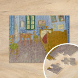 Puzzle Dormitorio en Arles | Vincent Van Gogh<br><div class="desc">Dormitorio en Arles (1889) del artista post-impresionista holandés Vincent Van Gogh. La pintura original de arte fino es un óleo sobre lienzo que representa una escena interior del dormitorio de Vincent en Arles desde una perspectiva inusual y retorcida. El uso brillante y audaz del color en esta pieza es típico...</div>