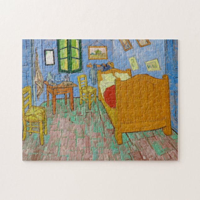 Puzzle Dormitorio Vincent van Gogh en la pintura de Arles (Horizontal)