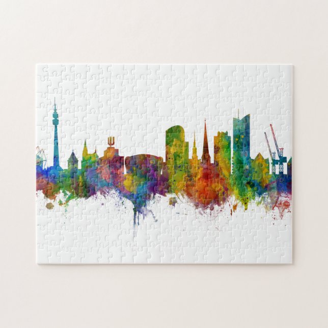 Puzzle Dortmund Germany Skyline (Horizontal)