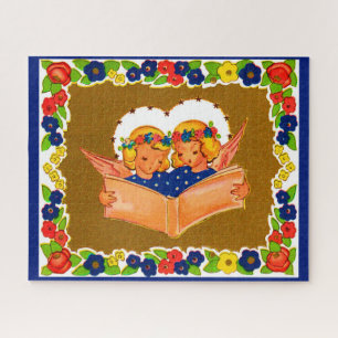 Puzzle dos ángeles cantando