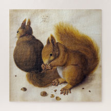 Dos ardillas rojas (por Albrecht Dürer)
