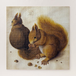 Puzzle Dos ardillas rojas (por Albrecht Dürer)