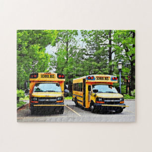 Puzzle Dos autobuses escolares