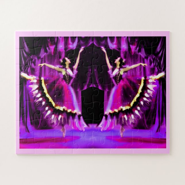 Puzzle Dos bailarinas de ballet arte (Horizontal)