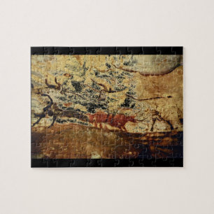 Puzzle Dos Bulls', Lascaux, Dordogne_Art de la antigüeda