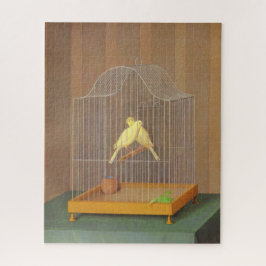 Puzzle Dos canarios en una jaula (de Antonio Donghi)