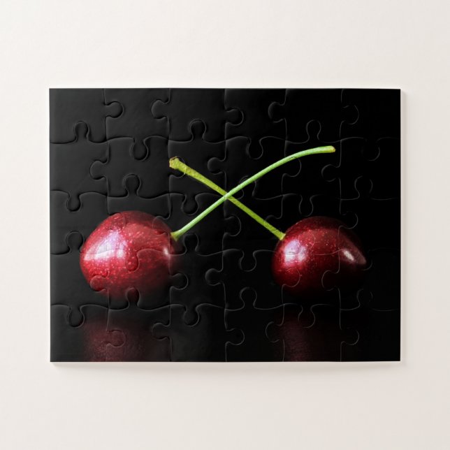 Puzzle Dos cerezas 11x14 30pc jpcnm (Horizontal)