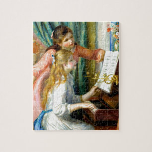Puzzle Dos chicas en el piano - Pedro Auguste Renoir