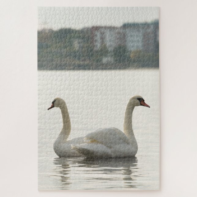 Puzzle Dos cisnes (Vertical)