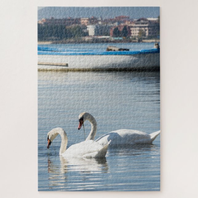 Puzzle Dos cisnes (Vertical)