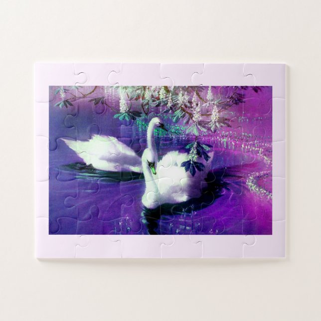 Puzzle Dos cisnes (Horizontal)