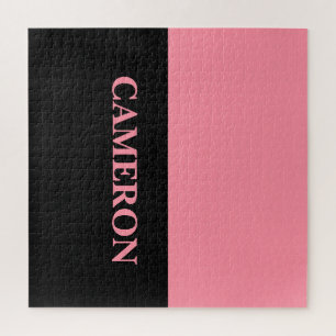 Puzzle Dos colores de moda   Nombre   Rosa negra y salmón