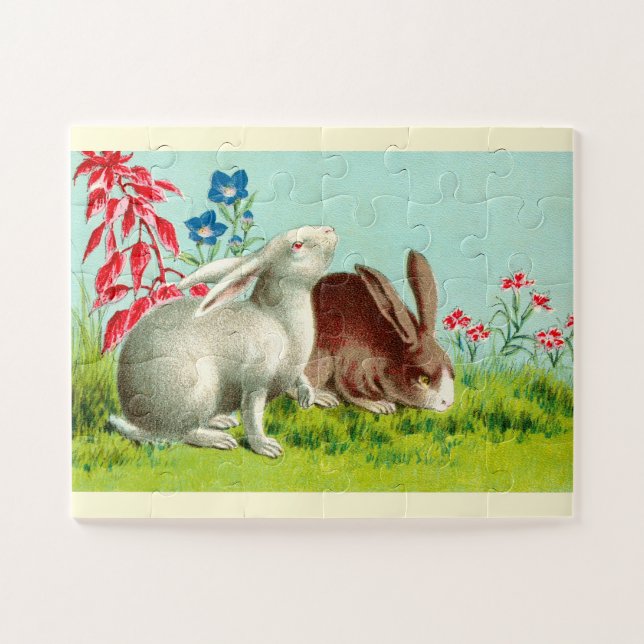Puzzle Dos conejos (Horizontal)