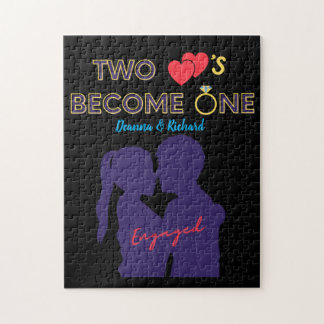 Puzzle Dos corazones involucrados se convierten en uno