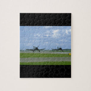 Puzzle Dos corsarios de Vought F4U, aviones de