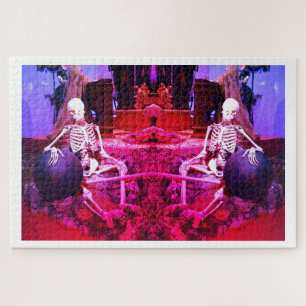 Puzzle Dos escenas aterradoras de arte