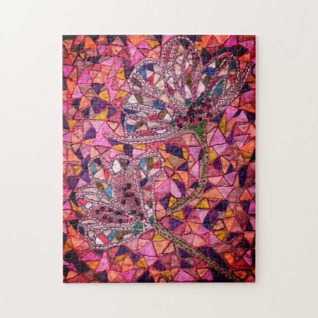 Puzzle Dos flores (Vertical)