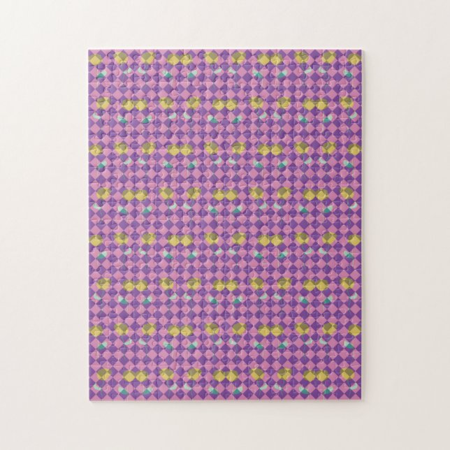 Puzzle Dos Flores Diamantes (Vertical)