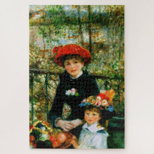 Puzzle Dos hermanas en la terraza de Renoir