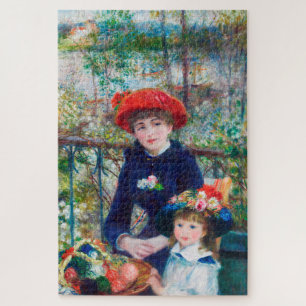 Puzzle Dos hermanas (en la terraza) Pierre Auguste Renoir
