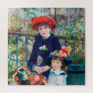 Puzzle Dos hermanas (en la terraza) Pierre Auguste Renoir